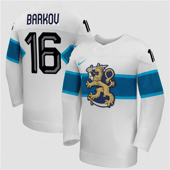 Team Finland white Away jersey