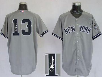 Alex Rodriguez New York Yankees grey jersey