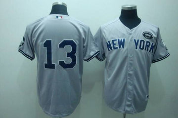 Alex Rodriguez New York Yankees grey jersey