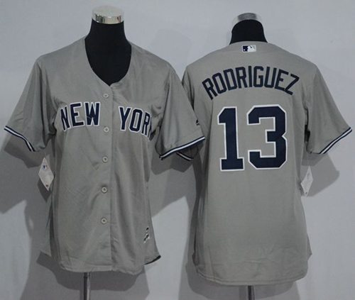 Alex Rodriguez New York Yankees grey Road jersey