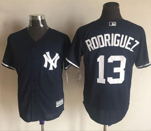 Alex Rodriguez New York Yankees navy jersey