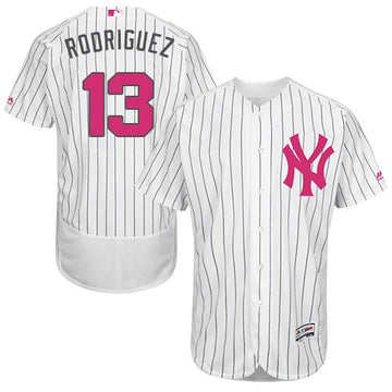 Alex Rodriguez New York Yankees white Authentic jersey