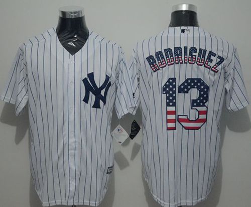 Alex Rodriguez New York Yankees white Fashion jersey
