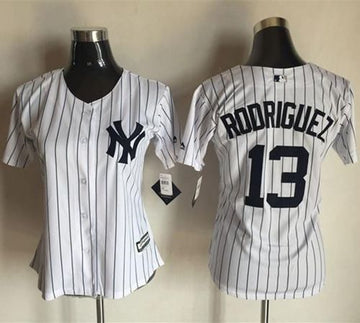 Alex Rodriguez New York Yankees white Fashion jersey