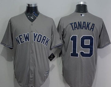 Masahiro Tanaka New York Yankees grey jersey