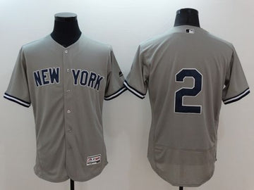 Derek Jeter New York Yankees grey Authentic jersey