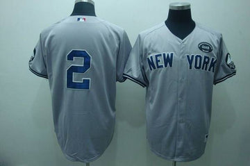 Derek Jeter New York Yankees grey jersey