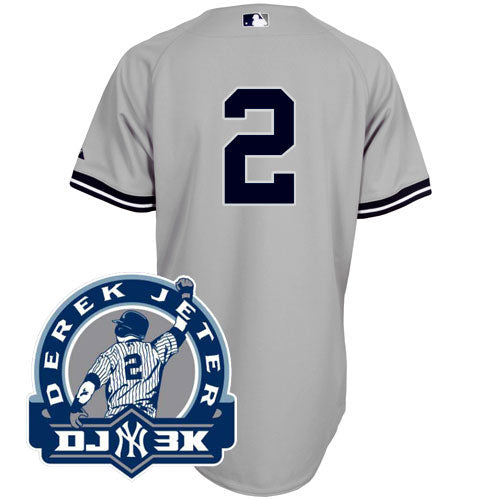 Derek Jeter New York Yankees grey jersey