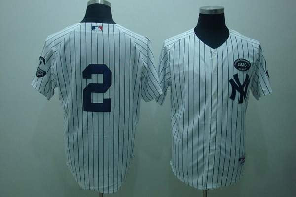 Derek Jeter New York Yankees white jersey