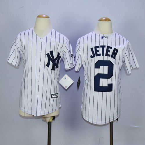 Derek Jeter New York Yankees white jersey