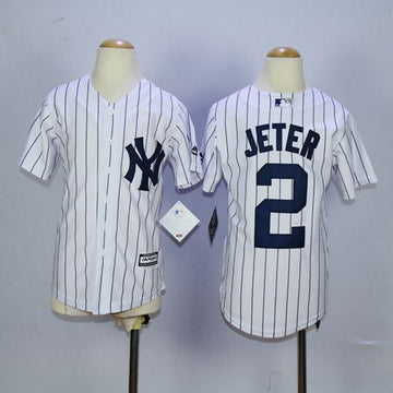 Derek Jeter New York Yankees white jersey