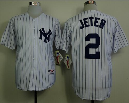 Derek Jeter New York Yankees white jersey