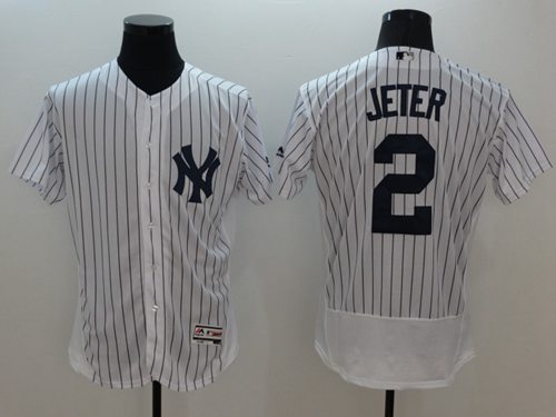 Derek Jeter New York Yankees white Authentic jersey