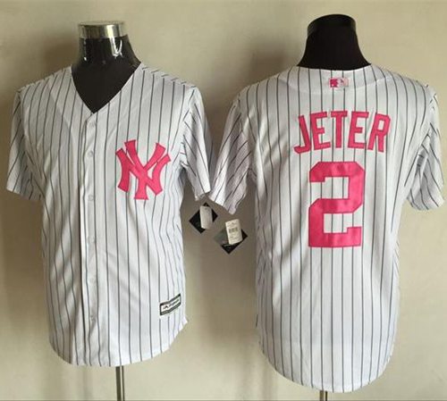 Derek Jeter New York Yankees white jersey