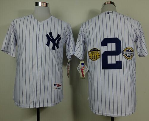 Derek Jeter New York Yankees white jersey