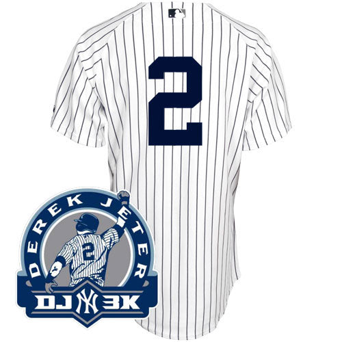 Derek Jeter New York Yankees white jersey