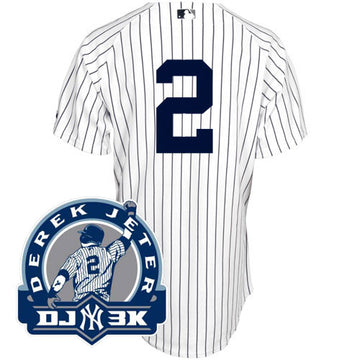 Derek Jeter New York Yankees white jersey