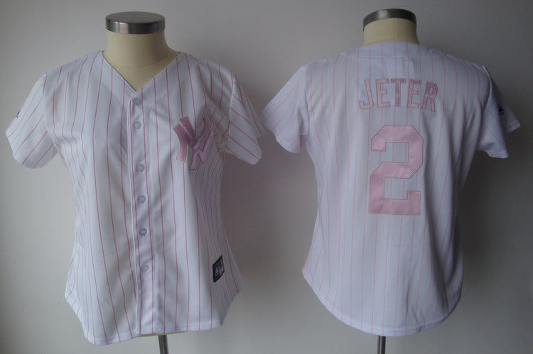 Derek Jeter New York Yankees white Fashion jersey