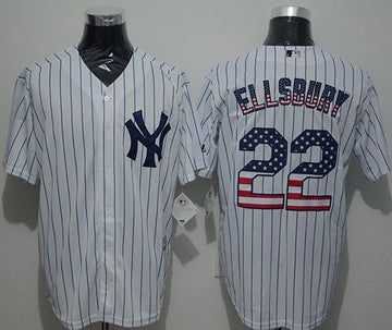 Jacoby Ellsbury New York Yankees white Fashion jersey