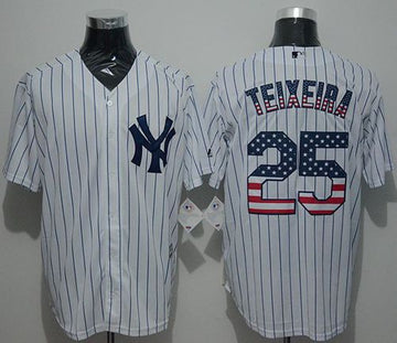 Mark Teixeira New York Yankees white Fashion jersey