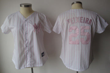 Mark Teixeira New York Yankees white Fashion jersey