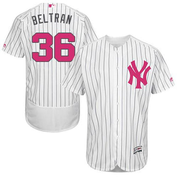 Carlos Beltran New York Yankees white Authentic jersey