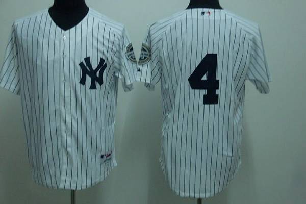 Lou Gehrig New York Yankees white jersey