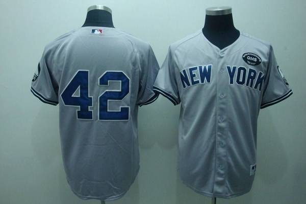 Mariano Rivera New York Yankees grey jersey
