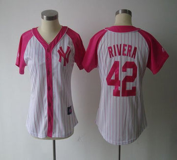 Mariano Rivera New York Yankees white-pink Fashion jersey