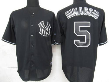 Joe DiMaggio New York Yankees black Fashion jersey