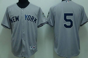Joe DiMaggio New York Yankees grey jersey