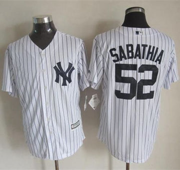 CC Sabathia New York Yankees white jersey