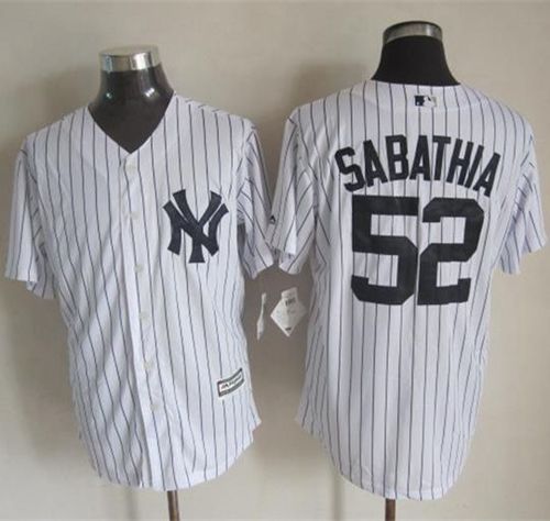 CC Sabathia New York Yankees white jersey