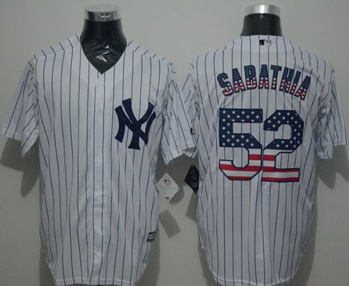 CC Sabathia New York Yankees white Fashion jersey