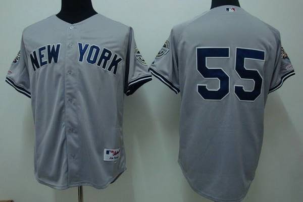 Hideki Matsui New York Yankees grey jersey