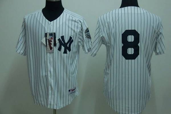 Yogi Berra New York Yankees white jersey