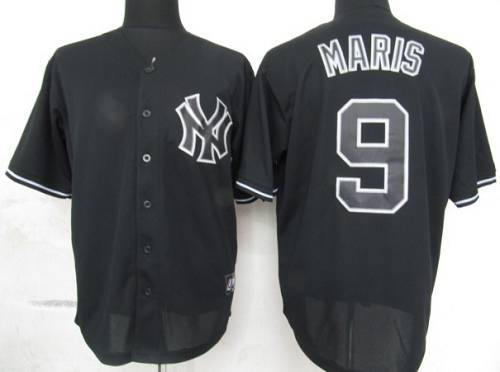Roger Maris New York Yankees black Fashion jersey