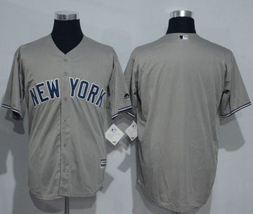 Custom New York Yankees grey jersey
