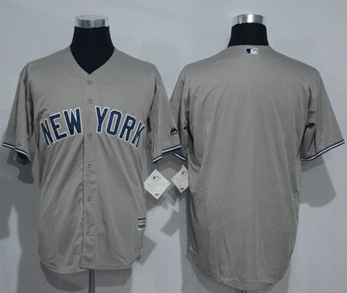 Custom New York Yankees grey jersey