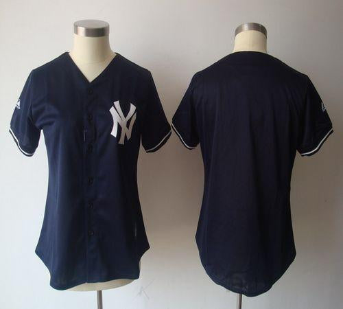 Custom New York Yankees navy Fashion jersey