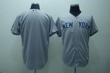 Custom New York Yankees grey jersey