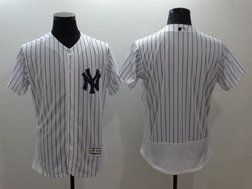 Custom New York Yankees white Authentic jersey