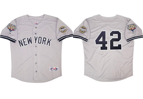 Mariano Rivera New York Yankees gray Road jersey