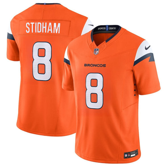 Jarrett Stidham Denver Broncos orange Vapor jersey