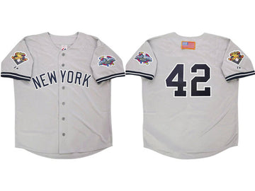 Mariano Rivera New York Yankees gray Road jersey