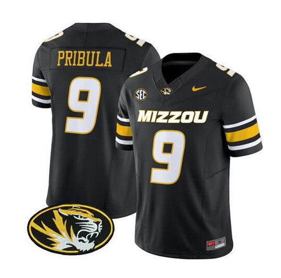 Beau Pribula Memphis Tigers black Vapor jersey