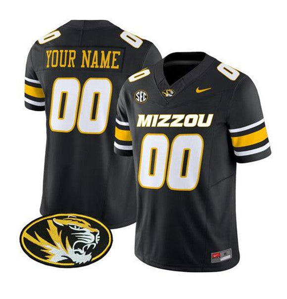Custom Memphis Tigers black Vapor jersey