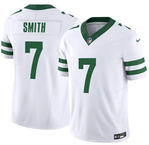 Geno Smith New York Jets white Vapor jersey