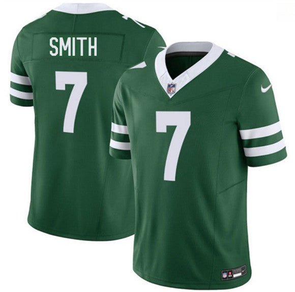 Geno Smith New York Jets green Vapor jersey