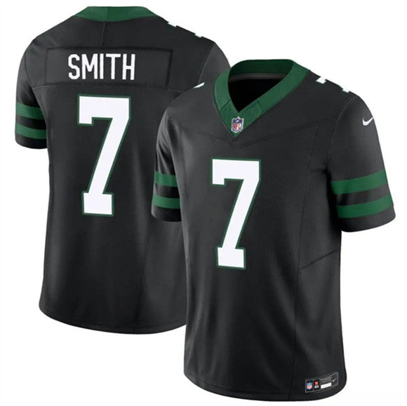 Geno Smith New York Jets black Vapor jersey